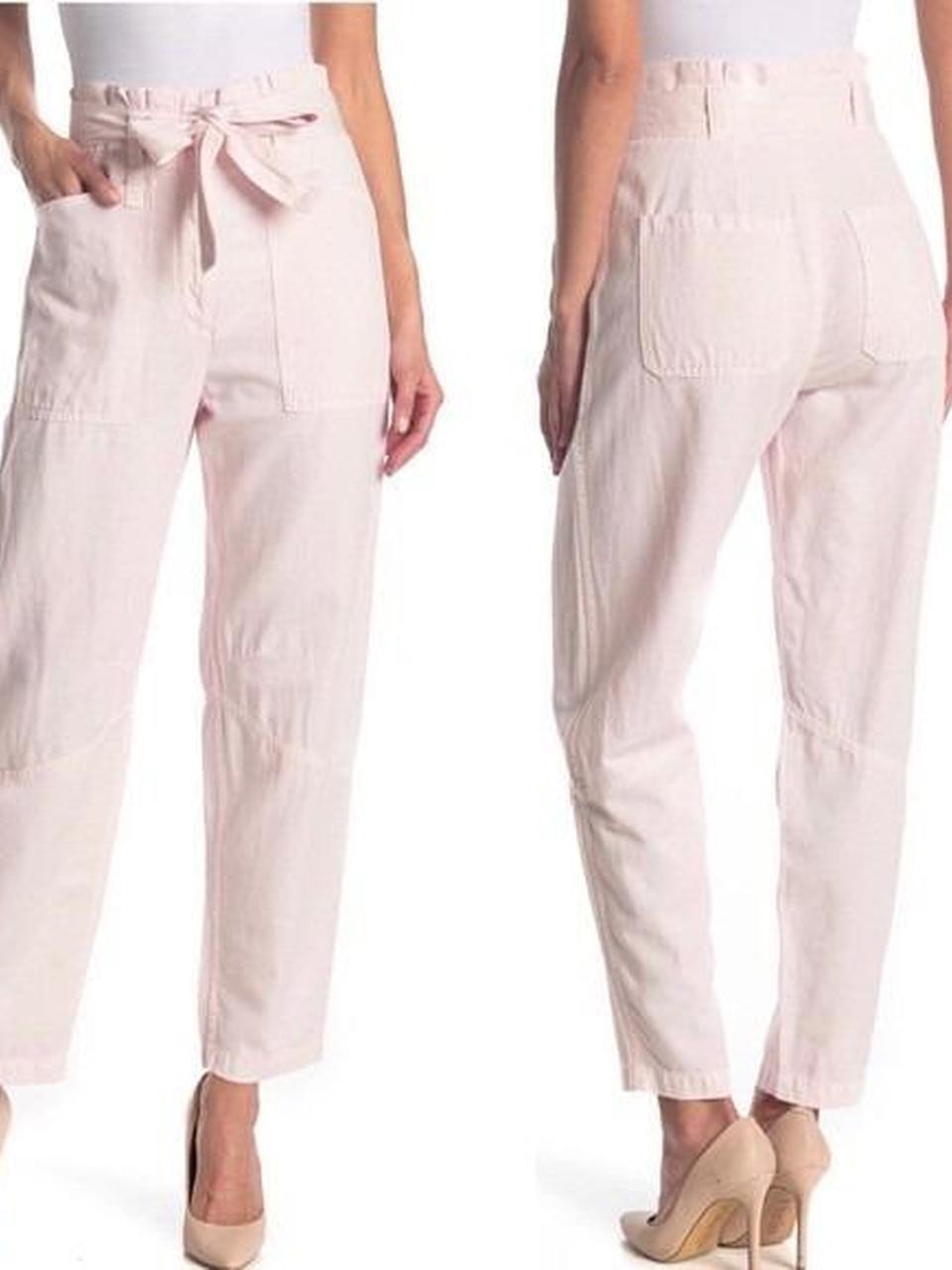 A.L.C. Pale Pink Paper Bag Coburn Pants Size 6 Brand New With Tags $360